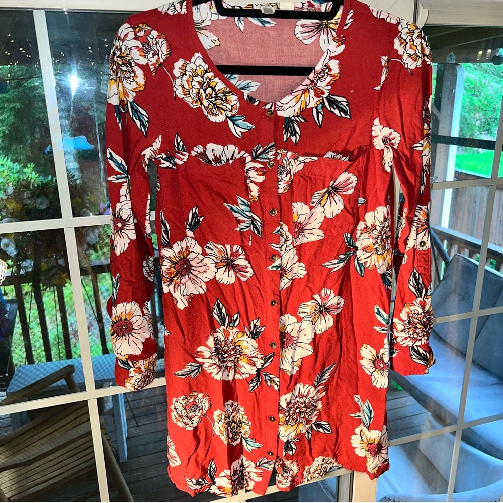 Roxy Multicolor Floral Dress - Picture 6 of 11